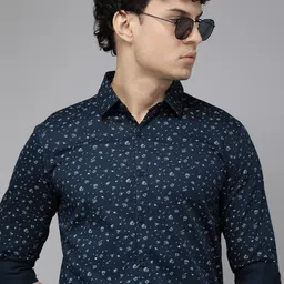SPYKAR Slim Fit Printed Pure Cotton Casual Shirt-picture-20
