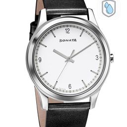 Sonata Men White Analogue Watch 7135SL04-picture-31