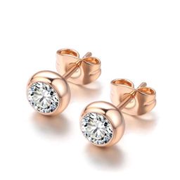 nilu's collection Daily Use, Light Weight Cubic Zircon Stud Earrings| Perfect for baby girls, office goers image 1