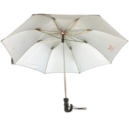 k c paul & sons KC Paul & Sons Raj 2 Fold Black Polyester Umbrella image 3