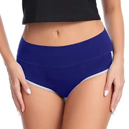 Diving Deep Women Mid-Rise Breathable Hipster Brief MYE_HR 3 Panty_Blue_1 PC_XS-image-35