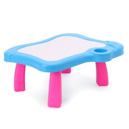 Ratnas 2 in 1 My First Painting Desk - Blue White-33