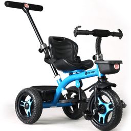 Play Nation Tricycle with Parental Push Handle - Blue-12