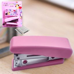 FunBlast Stapler Machine with 500 Staples Blister  Pink-22