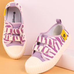 Cute Walk by Babyhug Casual Shoes with Velcro Closure - Purple-picture-43