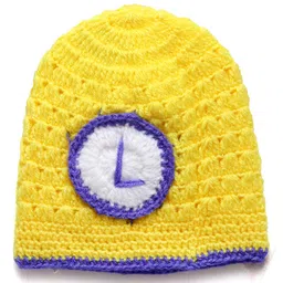 MayRa Knits Hand Knitted Clock Crochet Designed Cap - Yellow-picture-48