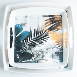 Superware Melamine Serving Tray Set Trayo Wild Matte (Set of 2)-image-34