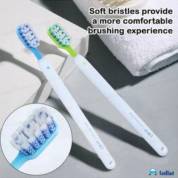FunBlast Soft Bristles Manual Tooth Brush SetPack of 4 Multicolor image 4
