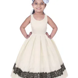 Wow Princess Girls Satin Lace Inserts Fit and Flare Maxi Dress-image-91