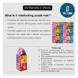 Tiny Tycoonz Interlocking Alphabet and Numbers Mat - 36 Pieces image 5