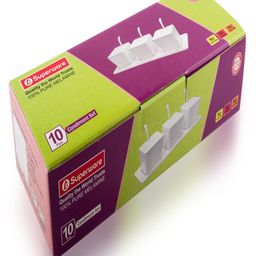 Superware Melamine  Pickle Set - Balck ( 10 pcs) Condiment set image 5