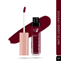 RED 4 Matt Girl Long Lasting Liquid Lipstick - 7 ml - Shade No - 130-38