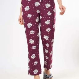 Dreamz by Pantaloons Purple Cotton Printed Pyjamas-42