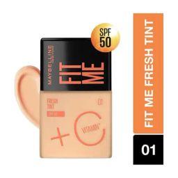 Maybelline New York Fit Me Fresh Tint with SPF 50 & Vitamin C, Shade 01 - 30 ml-image-68