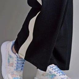 Shoetopia Kids Blue & White Sneakers-image-39