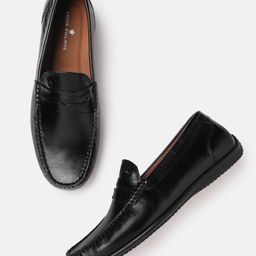 Louis Philippe Men Leather Smart Casual Driving Shoes-image-19