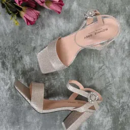 Ronnie Grey Women's Golden Ankle Strap Sandals-image-38
