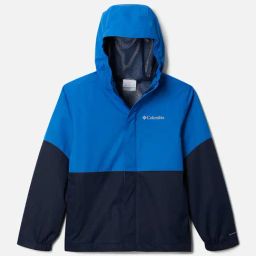 Columbia Boys Bright Indigo & Collegiate Navy Blue Omni Tech Hikebound Jacket-image-89