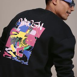 WROGN Graphic Printed Oversized Sweatshirt-image-46
