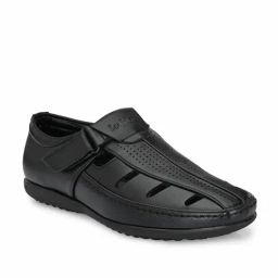 San Frissco Men's Black Fisherman Sandals-picture-42