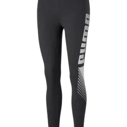 Puma Essentials Grey Graphic Print Regular Fit Essentials Tights-image-85