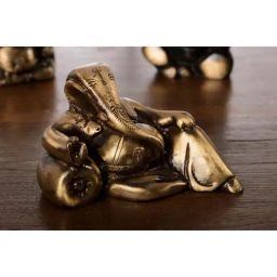 eCraftIndia Brass Lord Ganesha with Masand-image-51