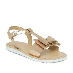 Aria Nica Kids Rose Gold Ankle Strap Sandals-image-55