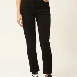 Elle Black Lightly Washed Jeans-image-101