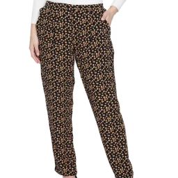 Oxolloxo Brown & Black Printed Pants-image-68