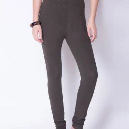 Dollar Missy Grey Cotton Leggings-image-80