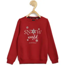 Allen Solly Junior Maroon Printed Sweatshirt-picture-15