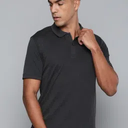 ALCIS Charcoal Short Sleeves Polo T-Shirt-image-16