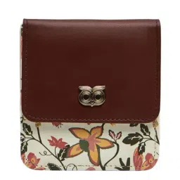 Chumbak Brown Printed Bi-Fold Wallet for Women-33