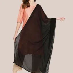 Dupatta Bazaar Black Cotton Dupatta-picture-22