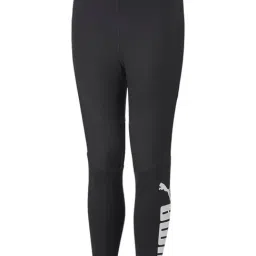 Puma Kids Black Solid Tights-image-97