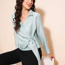 Globus Blue Regular Fit Top-image-88