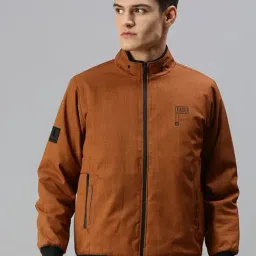 SHOWOFF Mustard Cotton Slim Fit Jackets-12