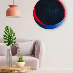 The Art House Abstract Multicolor Canvas Painting-15
