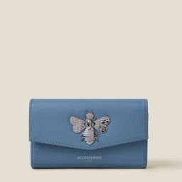 Accessorize London Blue Solid Wallet for Women-image-54