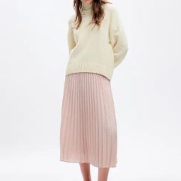 GAP Pink Regular Fit Solid Skirt-image-101