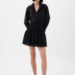 GAP Black Regular Fit Solid Skirt-image-21