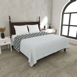 JaipurFabric Grey Mulmul Cotton 150 GSM Reversible Ac Dohar-image-64