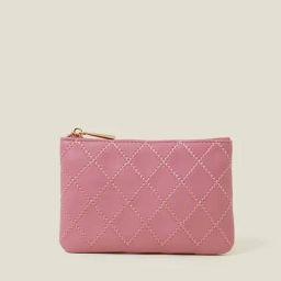 Accessorize London Pink Textured Wallet for Women-68