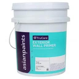 Asian Paints Trucare Exterior Wall Primer Gr-4 Smooth Finish True White 20 L, 0065-36
