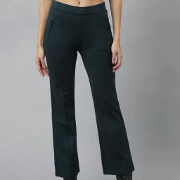 Latin Quarters Green Nylon Regular fit Trouser-image-127