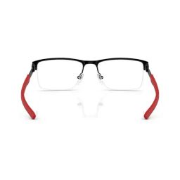 FERRARI SCUDERIA Black Rectangular Eye Frames for Men image 4