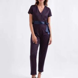 Iconic Navy Striped Jumpsuit-image-31
