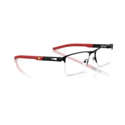 FERRARI SCUDERIA Black Rectangular Eye Frames for Men image 3