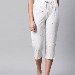 Marks & Spencer Women Grey Three-Fourth Length Lounge Pants-image-14