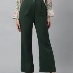 Latin Quarters Green Polyester Regular fit Trouser-image-128